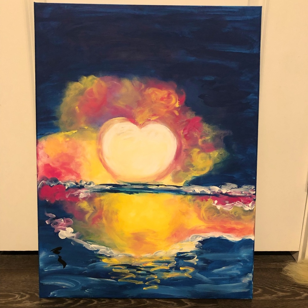 Original oil painting by Artist B. MiMi Fontaine